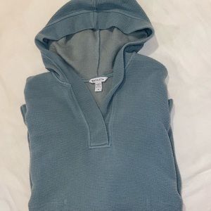 Athleta Womens Hooded Coaster Luxe Waffle Knit Pullover